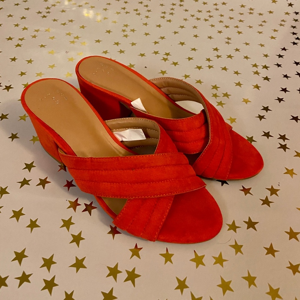 a new day - Orange Strap Mule